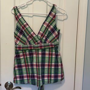JCrew size 0 plaid top